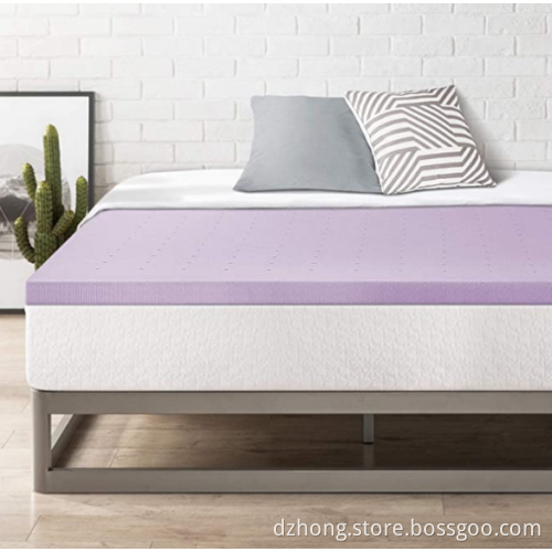2.5" Lavender Infused Memory Foam Topper Twin